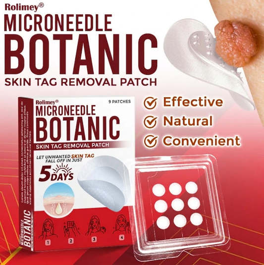 🌈Rolimey® MicroNeedle Botanic Skin Tag Removal Patch 🇺🇸 Made in the USA