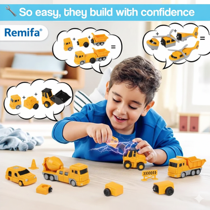 Remifa®Savy Magnetic Robo Car Adventure with Storage Box