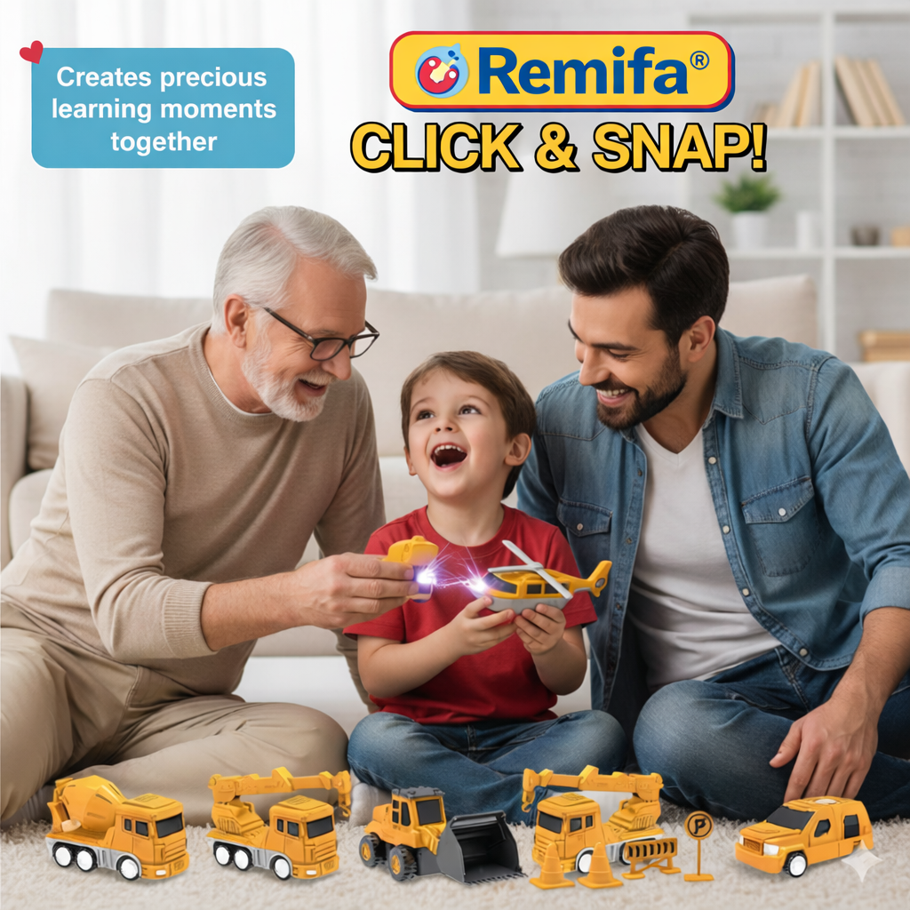 Remifa®Savy Magnetic Robo Car Adventure with Storage Box