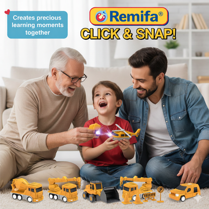 Remifa®Savy Magnetic Robo Car Adventure with Storage Box