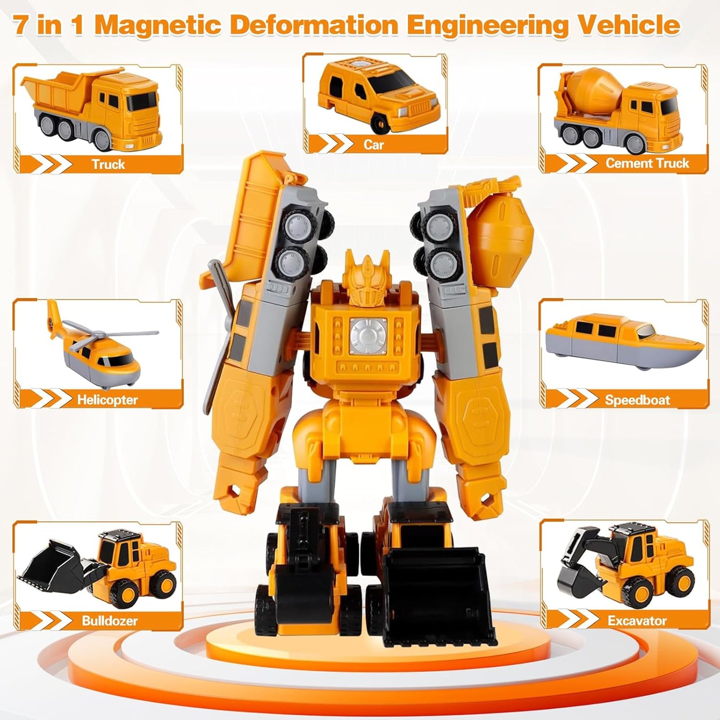 Remifa®Savy Magnetic Robo Car Adventure with Storage Box