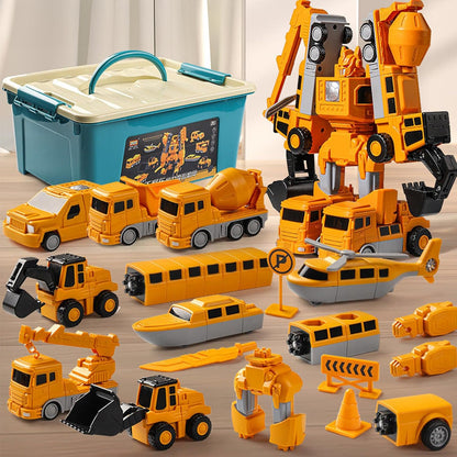 Remifa®Savy Magnetic Robo Car Adventure with Storage Box