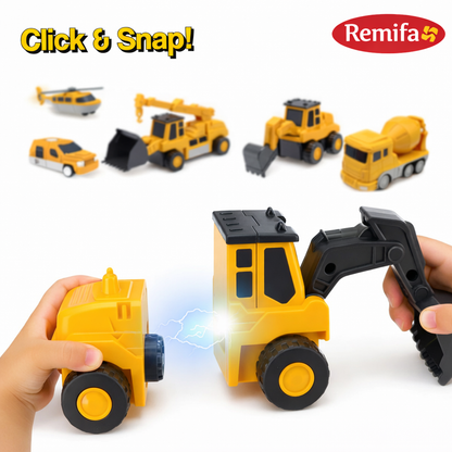 Remifa®Savy Magnetic Robo Car Adventure with Storage Box