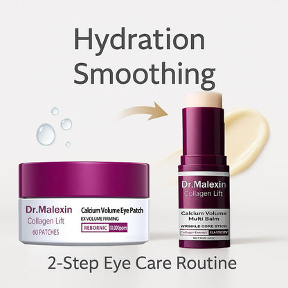 [Dr.Malexin Official]🍀Calcium Volume Multi Balm+Eye Patch 60ea Korean Skin Care Cosmetics