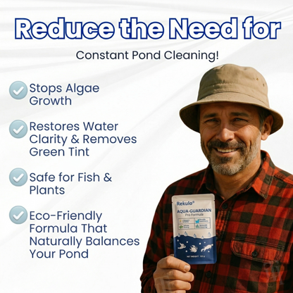 Rekulo® Aqua-Guardian Pro Formula🐟 From Swampy Green to Crystal Clear – Without the Chemicals