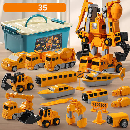 Remifa®Savy Magnetic Robo Car Adventure with Storage Box